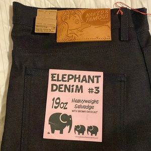 Naked & Famous Men’s Jeans Heavyweight Selvedge Denim (19oz)